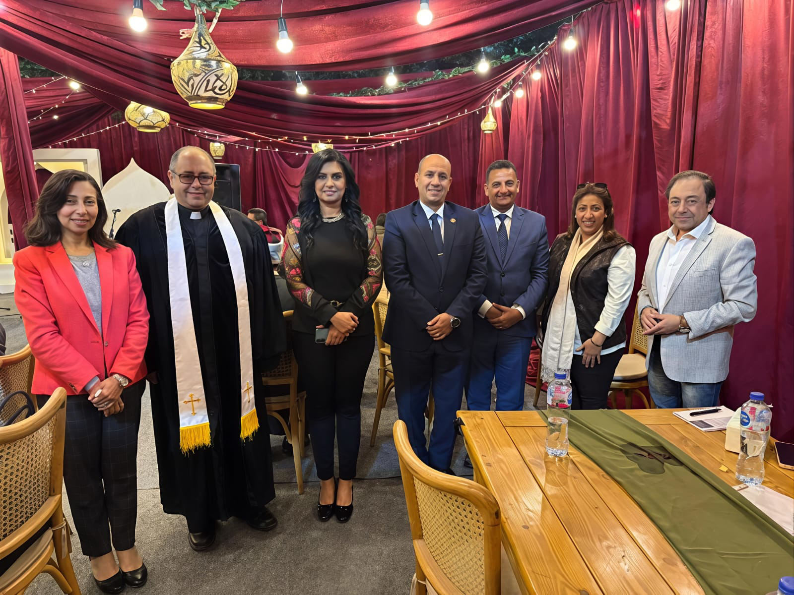 وزراء ونواب وإعلاميون في حفل إفطار «السلام» بالكنيسة الإنجيلية بسراي القبة.